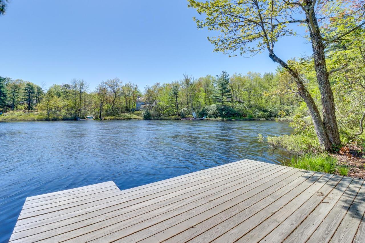Lakefront Poconos Vacation Rental With Swim Dock! Long Pond المظهر الخارجي الصورة